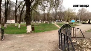 Что осталось от нашего парка в городе Уштобе ?