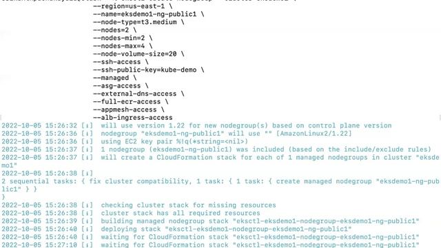 Creating AWS Devops Kubernetes Cluster and  NodeGroups and deleting Cluster. #awsdevops #kubernetes