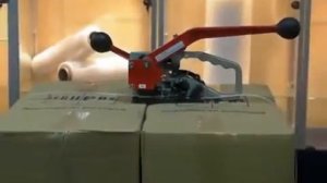 Обвязка пластиковой лентой с помощью Transpak Н-44-12