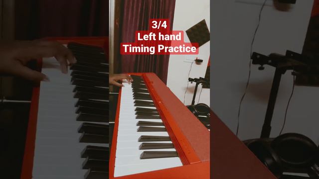 3/4 Time Signature | Piano Left Hand Exercise Tamil | Basic Keyboard Lessons TMF Studio