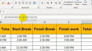 Excel Timesheet and Overtime Calculate - shift work Day o Night Shift & Breaks