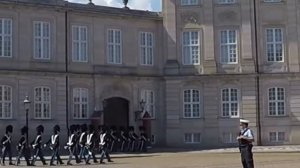 Denmark Amalienborg Palace Copenhagen changing of the guards