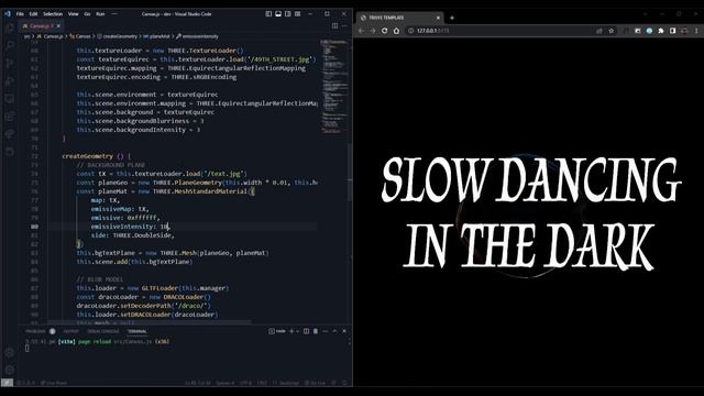 THREE.JS CUSTOM TRANSMISSION MATERIAL TUTORIAL | THREE.JS BASICS | SPEEDCODE