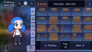 делаю салли фейс в гача клуб