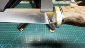 Заточка ножа из стали D2