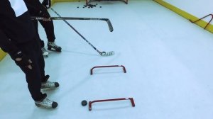 Хоккейные тренировки . Упражнения на ловкость и быстроту рук