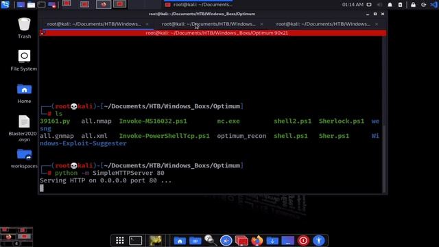 HackTheBox Optimum Walkthrough - Windows Exploitation смотреть онлайн