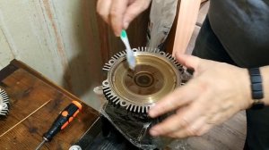 Ремонт вискомуфты Toyota Prado 120 - 2007 год - Repair of viscose fan clutch of Toyota Prado 120