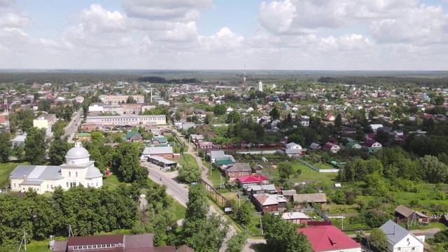 Вид на Белоомут реку Ока пляж и паромную переправу смотреть онлайн