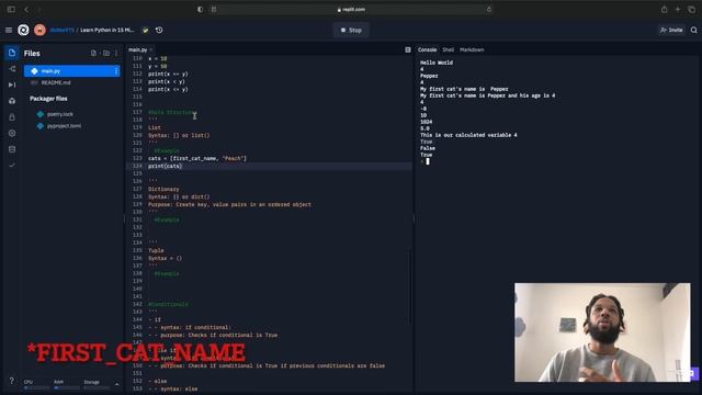 Python Tutorial for Absolute Beginners смотреть онлайн