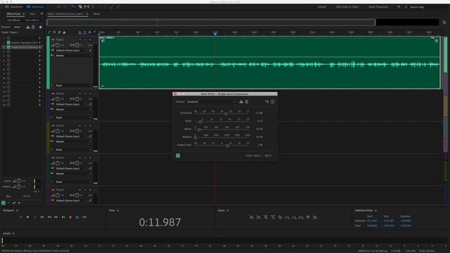 Обработка голоса в Adobe Audition. Сведение. Audio-technica at2020