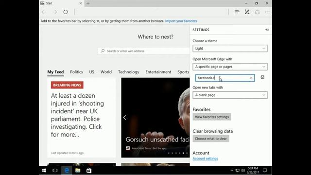 Microsoft Edge - How to set Your Homepage | Microsoft Edge - Как настроить свою главную страницу смотреть онлайн