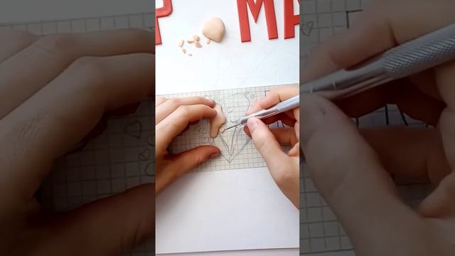 Как создать композицию #творчество #полимернаяглина #лепка