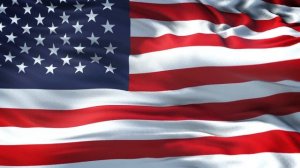 USA Flag 5 Minutes Loop - FREE 4k Stock Footage - Realistic American Flag Wave Animation