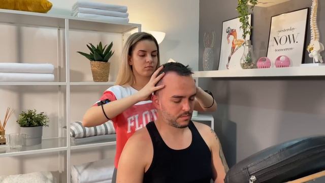 ASMR Relaxing Massage - ASMR Head, Neck and Scalp Massage
