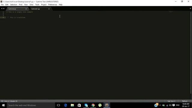 Learn Python Step by Step 1  Adding Comments