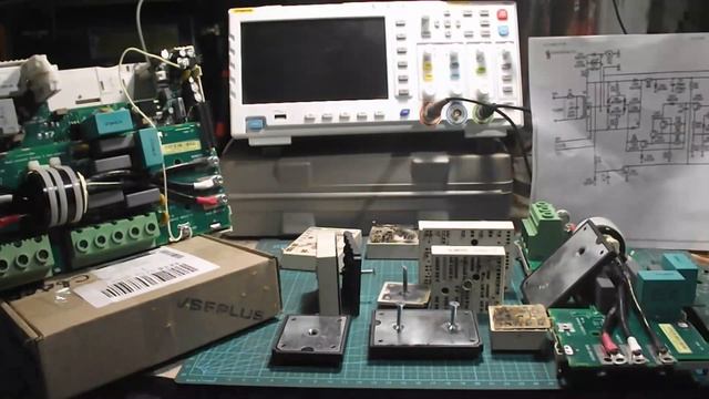 Ремонт частотных преобразователей - что чаще сгорает. смотреть онлайн