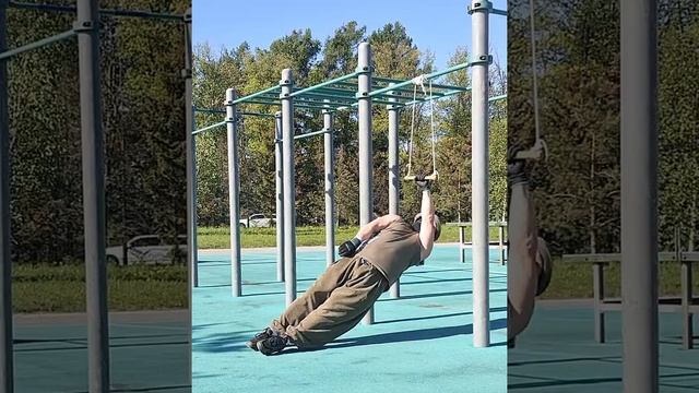 Мощное упражнение! РЕКОМЕНДУЮ!#calisthenics #тренировка ??