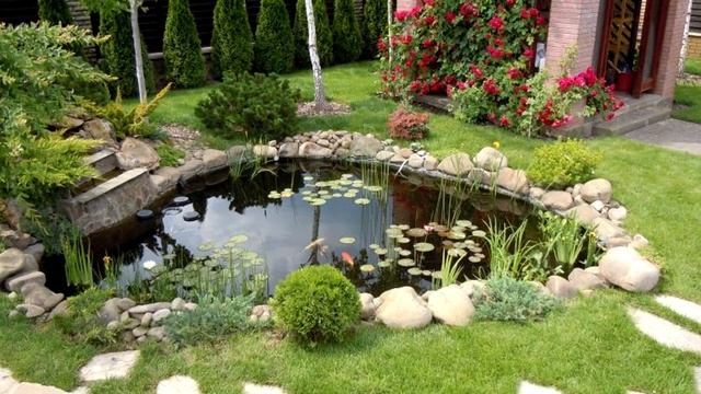 Композиции, клумбы. Ландшафтный дизайн смотреть онлайн