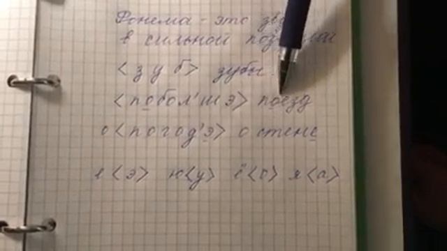 Фонема. Фонемная запись слова