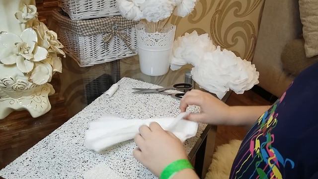 Цветы из бумаги. Большие цветы.DIY Giant Paper Flower смотреть онлайн