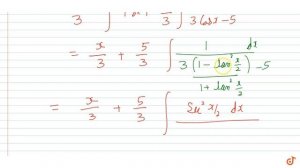 `int(cosx)/(3cosx-5)dx`