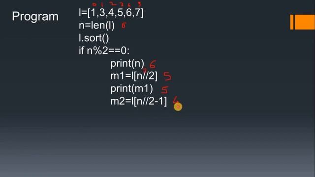 29. Median and mode number logic in Python смотреть онлайн