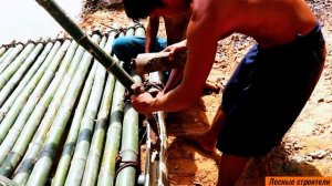 Как сделать маленький плот из бамбука своими руками