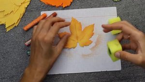 Осенние листья из фоамирана своими руками / Простой способ без молдов и вайнеров