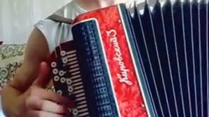 Утомлённое солнце, фрагмент, баян