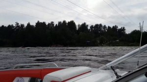 Лосевские пороги 23.07.2016 на катере, по течению.