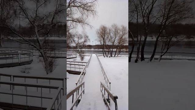 Выход к реке Волхов в Великом Новгороде.