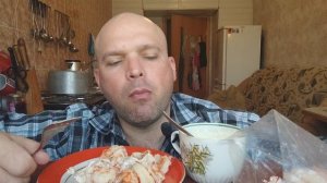 МУКБАНГ хвосты лангустинов и фаланги краба