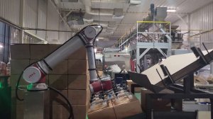 Паллетизация на базе кобота JAKA 16 Pro