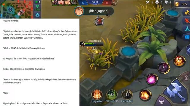 BALANCEO DE HEROES Y CAMPO DE BATALLA ? | NOTAS PARCHE 1.3.74 | MOBILE LEGENDS ESPAÑOL смотреть онлайн