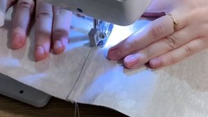 Как делать запошивочный шов - лучший способ соединения частей скатертей, простыней, салфеток.