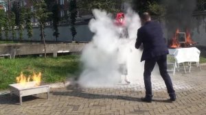 Живые примеры эффективности тушения очагов пожара с помощью огнетушителя «ПРОТЕКТ» FSS