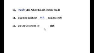 Предлоги в немецком языке