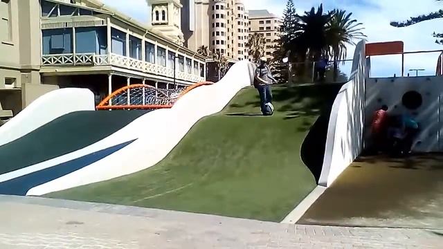 Kingsong KS14D up hill смотреть онлайн