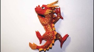 Китайский дракон из глины своими руками! // Ceramic Chinese dragon DIY tutorial!
