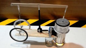 Stirling engine. Двигатель Стирлинга, работа от свечи.