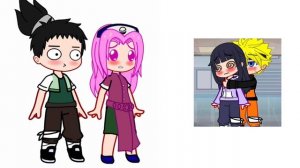 Past Naruto friends react to Naruto X Hinata || Gacha Club