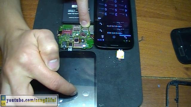 Ремонт Fly IQ4404 Spark разборка и замена сенсора смотреть онлайн