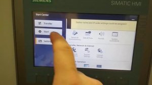 настройка IP адреса на панели HMI Siemens. Configuring the IP address for the Siemens HMI panel