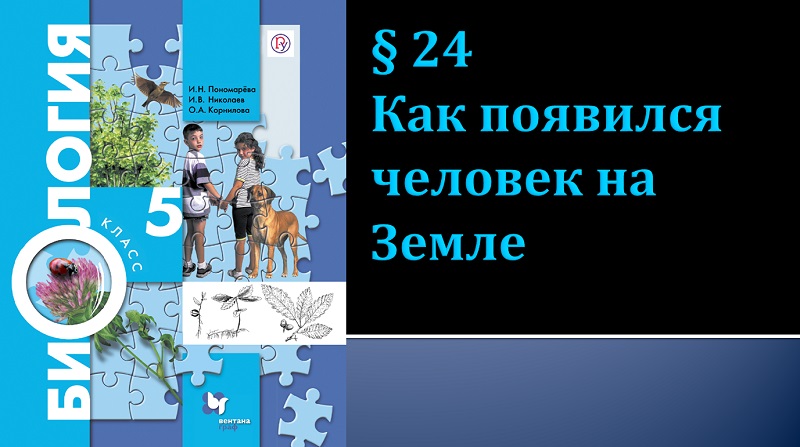 Параграф 24. Как появился человек на Земле