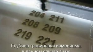 Лазерная резка и гравировка пластика: таблички
