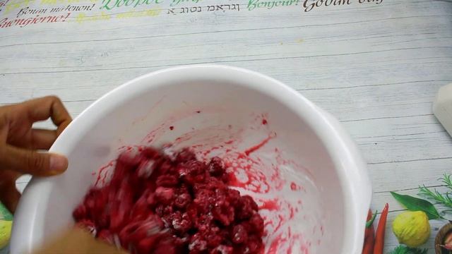 Меренговый пирог с малиной. Самый простой и красивый пирог.