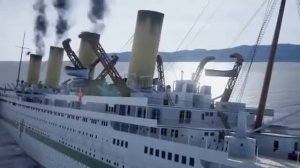 Как тонул Британик наоборот