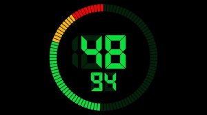 100 Seconds Digital Countdown Timer