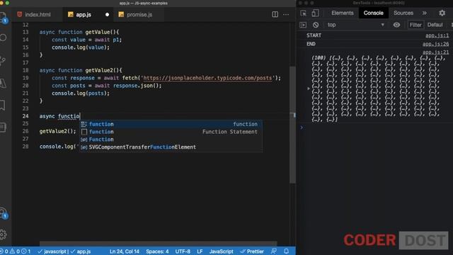 ASYNC AWAIT JavaScript  | JavaScript in Hindi - 48 #javascript #reactjs